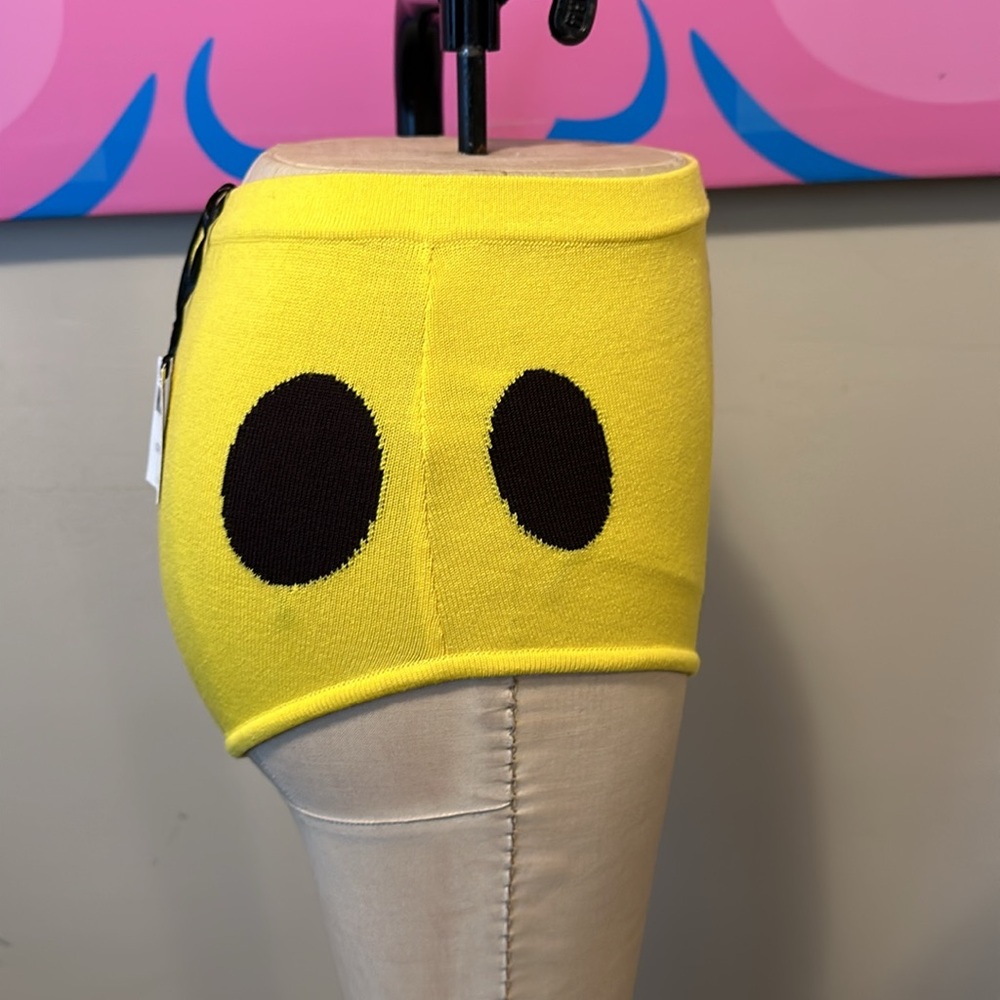 Moschino Sponge Bob Wool Knit Shorts NWT - Picture 3 of 11
